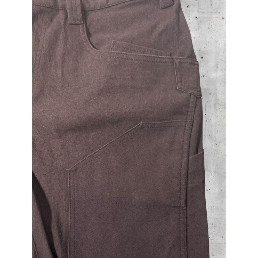 1620 Workwear Double Knee Pants Mens 34x30 Brown Utility USA Made Durable - Picture 8 of 12